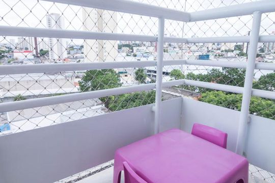 Varanda da Sala de apartamento para alugar com 2 quartos, 70m² em Casa Branca, Santo André
