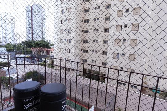 Varanda Sala de apartamento à venda com 2 quartos, 80m² em Vila Bertioga, São Paulo