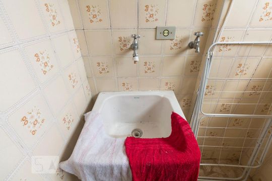 Área de Serviço de apartamento para alugar com 1 quarto, 45m² em Mirandópolis, São Paulo