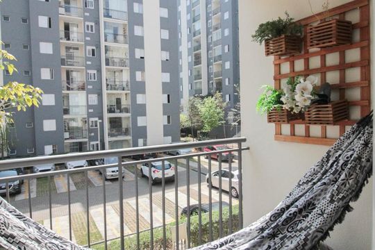 varanda sala de apartamento para alugar com 2 quartos, 65m² em Nossa Senhora do Ó, São Paulo