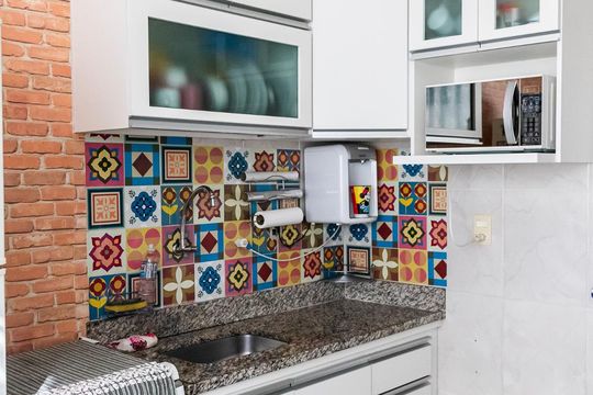 Cozinha de apartamento para alugar com 3 quartos, 140m² em Jardim Atlântico, Belo Horizonte