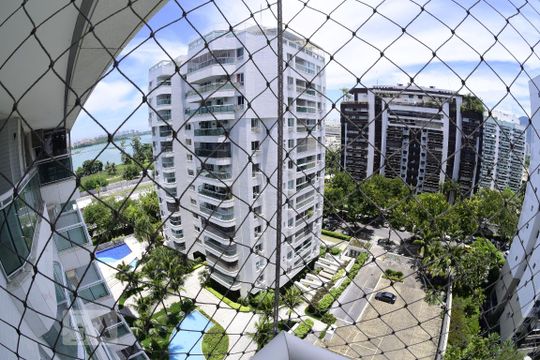 Vista da varanda da Sala de apartamento para alugar com 3 quartos, 119m² em Jacarepaguá, Rio de Janeiro