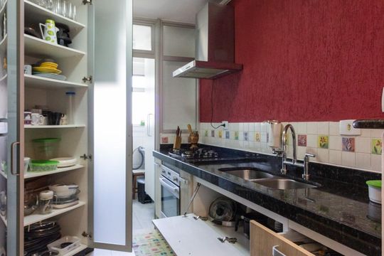 Cozinha de apartamento para alugar com 2 quartos, 70m² em Vila Aurora (zona Norte), São Paulo