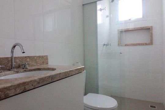 Suíte Quarto 1 de apartamento à venda com 3 quartos, 92m² em Jardim Paraíso, São Paulo