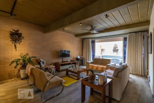 Sala de casa para alugar com 3 quartos, 380m² em Santa Maria, São Caetano do Sul
