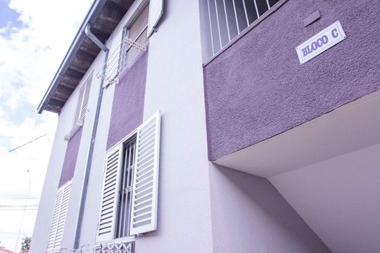 fachada de apartamento à venda com 2 quartos, 55m² em Fundação da Casa Popular, Campinas