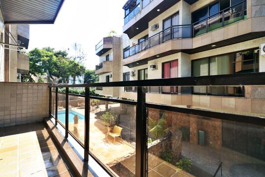 Varanda de apartamento à venda com 3 quartos, 146m² em Recreio dos Bandeirantes, Rio de Janeiro