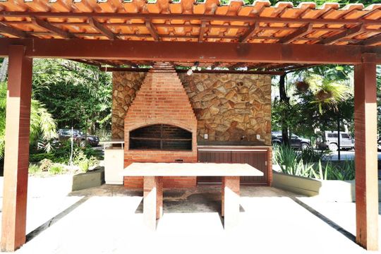 Área comum - Churrasqueira de apartamento à venda com 3 quartos, 146m² em Recreio dos Bandeirantes, Rio de Janeiro