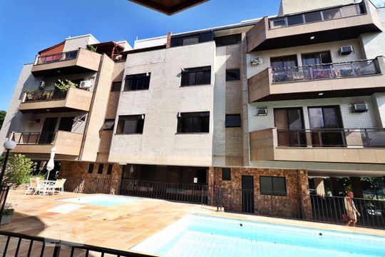Fachada de apartamento à venda com 3 quartos, 146m² em Recreio dos Bandeirantes, Rio de Janeiro