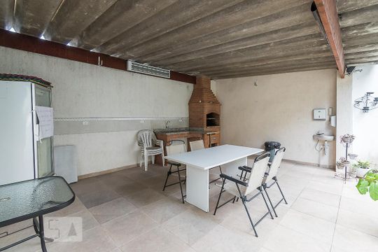 Área comum - Churrasqueira de apartamento à venda com 2 quartos, 55m² em Vila Fachini, São Paulo
