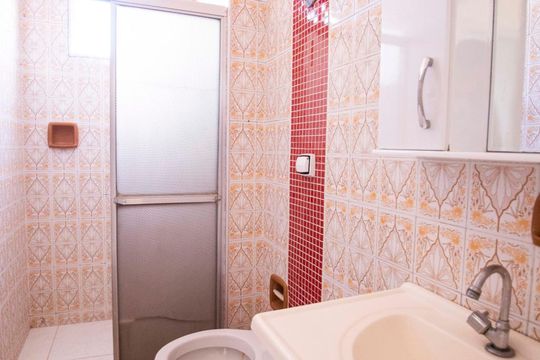 banheiro de apartamento à venda com 2 quartos, 79m² em Jardim Novo Campos Elíseos, Campinas
