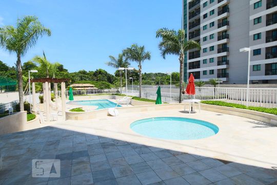 Área comum - Piscina de apartamento à venda com 2 quartos, 61m² em Curicica, Rio de Janeiro