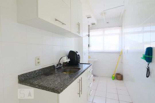 Cozinha - Armários de apartamento à venda com 2 quartos, 61m² em Curicica, Rio de Janeiro