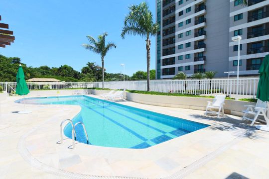Área comum - Piscina de apartamento à venda com 2 quartos, 61m² em Curicica, Rio de Janeiro
