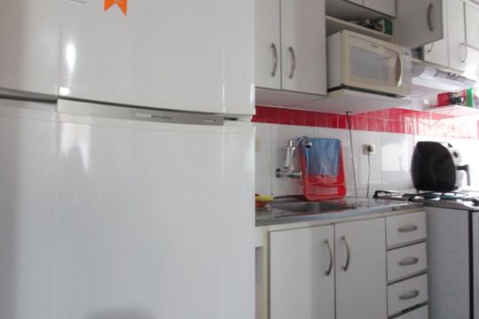 Cozinha de apartamento à venda com 2 quartos, 50m² em Vila Portugal, São Paulo