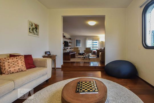 Sala de Estar de apartamento para alugar com 3 quartos, 320m² em Campo Belo, São Paulo