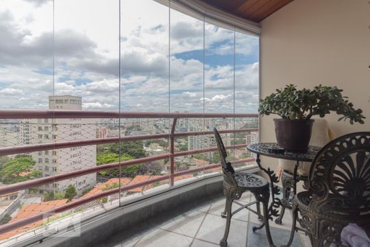 Varanda  de apartamento para alugar com 3 quartos, 209m² em Vila Monumento, São Paulo