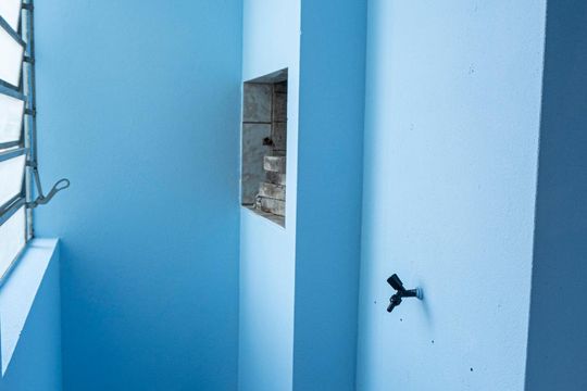 Lavanderia e churrasqueira  de apartamento à venda com 1 quarto, 25m² em Campina, São Leopoldo