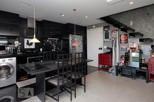 Sala de apartamento à venda com 1 quarto, 105m² em Cerqueira César, São Paulo