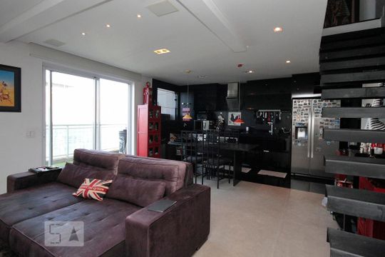 Sala de apartamento à venda com 1 quarto, 105m² em Cerqueira César, São Paulo