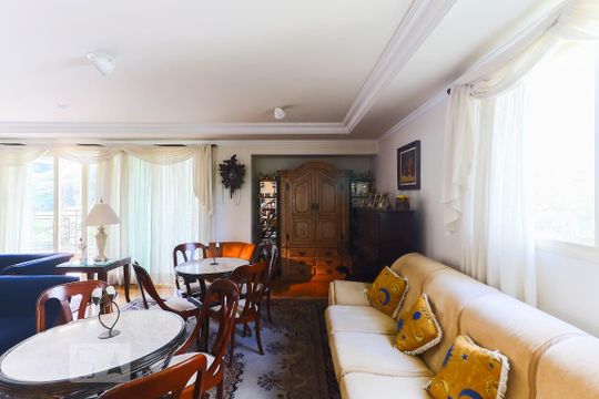 Sala  de apartamento para alugar com 4 quartos, 410m² em Campo Belo, São Paulo