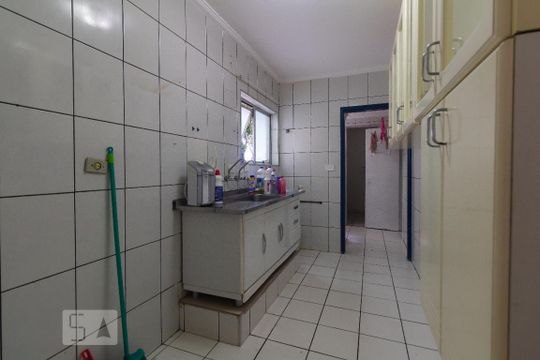 Cozinha de apartamento à venda com 2 quartos, 76m² em Jardim Caravelas, São Paulo
