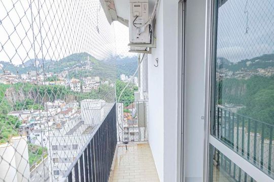 Varanda da Sala de apartamento à venda com 2 quartos, 70m² em Rio Comprido, Rio de Janeiro