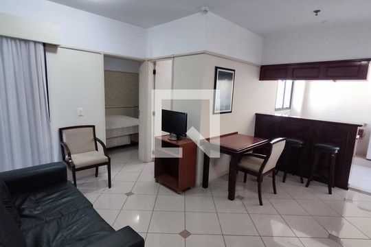 Sala de kitnet/studio para alugar com 1 quarto, 50m² em Anhangabaú, Jundiaí