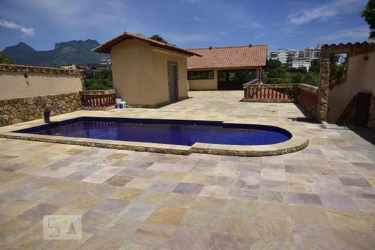 Área comum - Piscina de casa à venda com 3 quartos, 900m² em Campo Grande, Rio de Janeiro
