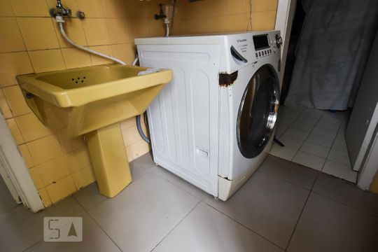 Área de serviço de apartamento à venda com 3 quartos, 145m² em Jardim Paulista, São Paulo