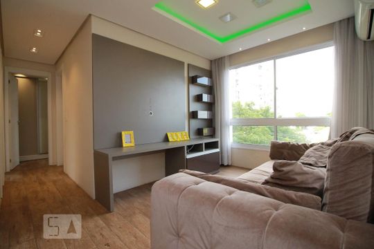Sala de Estar de apartamento à venda com 3 quartos, 72m² em Rubem Berta, Porto Alegre