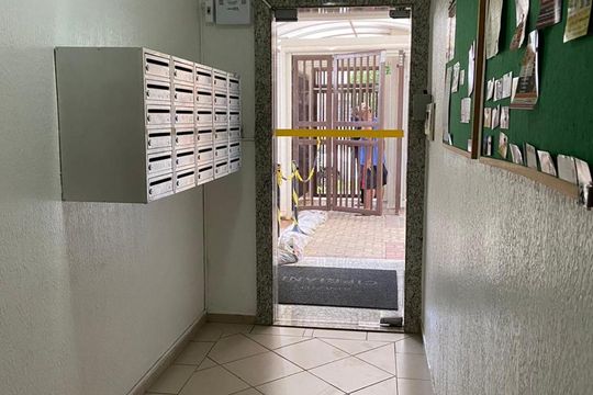 hall de entrada de apartamento à venda com 2 quartos, 55m² em São Bernardo, Campinas