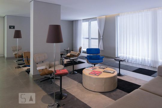 Hall Social de kitnet/studio para alugar com 1 quarto, 48m² em Perdizes, São Paulo