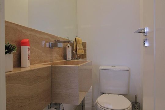 Lavabo de apartamento à venda com 3 quartos, 115m² em Vila Andrade, São Paulo
