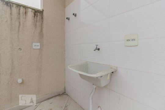 Área de Serviço de apartamento para alugar com 2 quartos, 55m² em Vila Junqueira, Santo André
