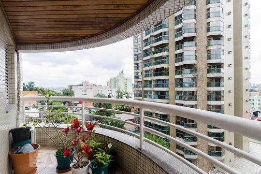 Varanda de kitnet/studio para alugar com 1 quarto, 60m² em Jardim do Mar, São Bernardo do Campo