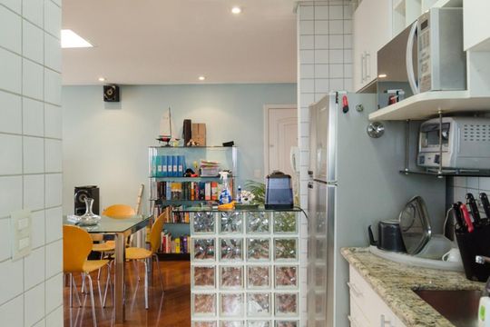 Cozinha de kitnet/studio para alugar com 1 quarto, 60m² em Jardim do Mar, São Bernardo do Campo