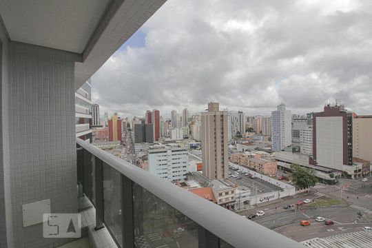 vista da Sacada de kitnet/studio à venda com 1 quarto, 30m² em Rebouças, Curitiba