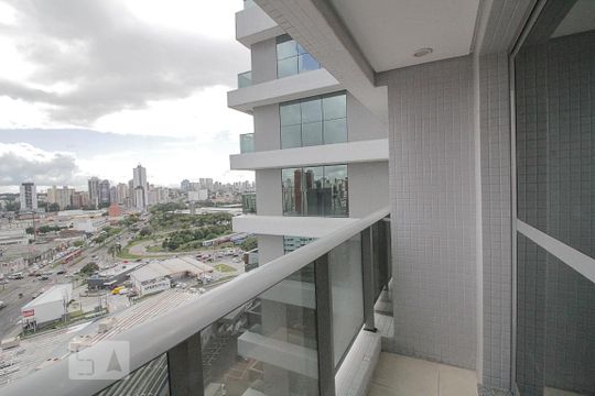 vista da Sacada de kitnet/studio à venda com 1 quarto, 30m² em Rebouças, Curitiba