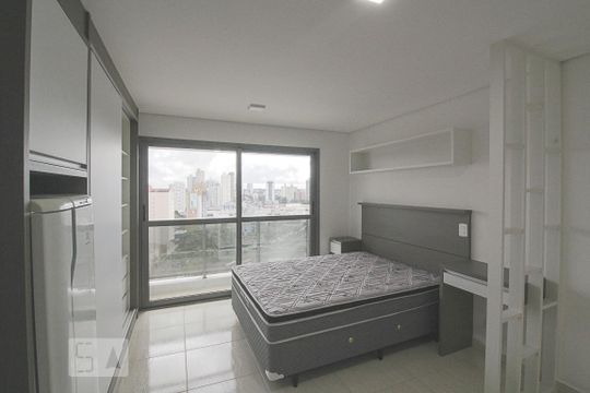 Detalhe Sala de kitnet/studio à venda com 1 quarto, 30m² em Rebouças, Curitiba