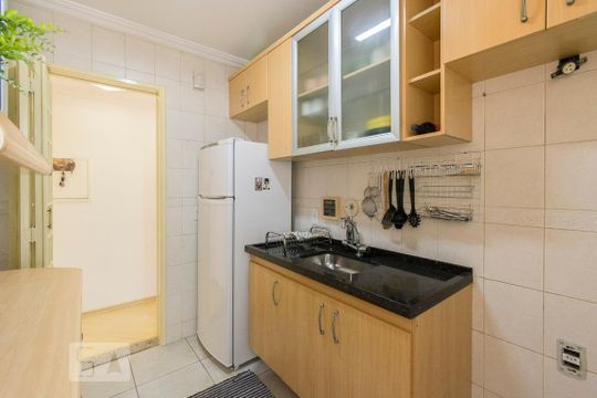 Cozinha de apartamento para alugar com 2 quartos, 50m² em Jardim Monte Alegre, São Paulo