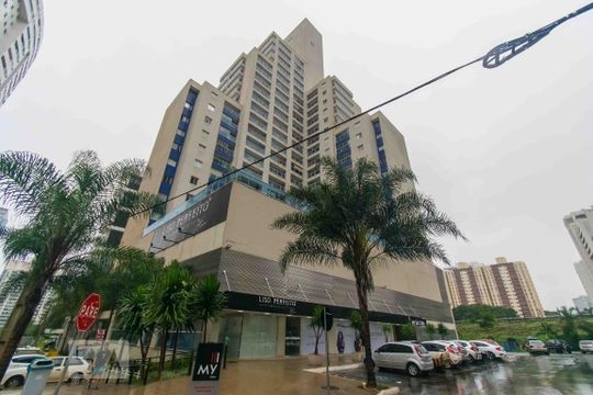 Fachada de apartamento à venda com 1 quarto, 40m² em Sul (águas Claras), Brasília