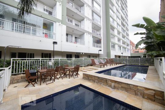 Área comum - Piscina de apartamento para alugar com 1 quarto, 32m² em Bras, São Paulo