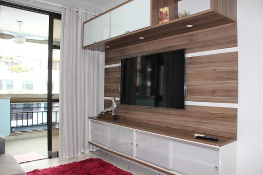 Sala de apartamento à venda com 2 quartos, 88m² em Barra da Tijuca, Rio de Janeiro