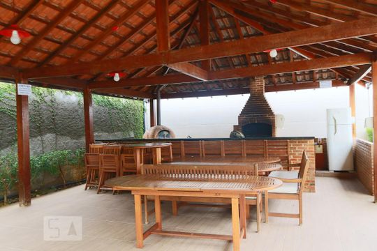 Área comum - Churrasqueira de apartamento à venda com 3 quartos, 120m² em Barra da Tijuca, Rio de Janeiro