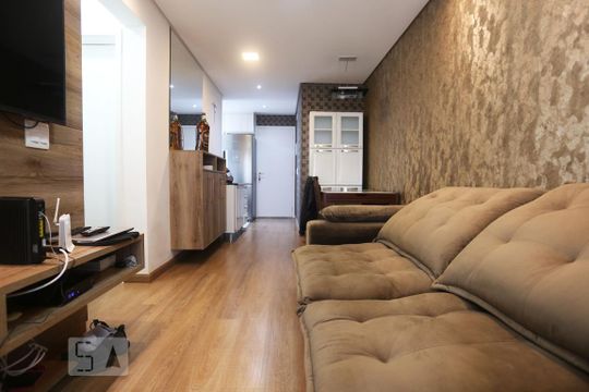 Sala de apartamento à venda com 2 quartos, 50m² em Jardim Roberto, Osasco