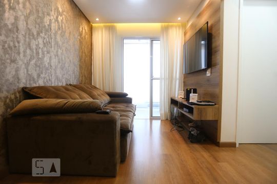 Sala de apartamento à venda com 2 quartos, 50m² em Jardim Roberto, Osasco