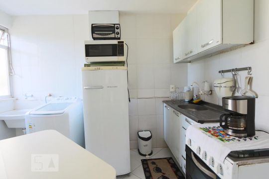 Cozinha - Armários de apartamento à venda com 2 quartos, 50m² em Vargem Pequena, Rio de Janeiro