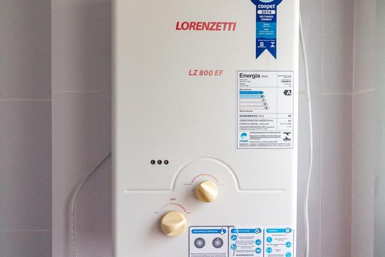 Área de serviço - aquecedor à gás de apartamento para alugar com 2 quartos, 60m² em Picanço, Guarulhos