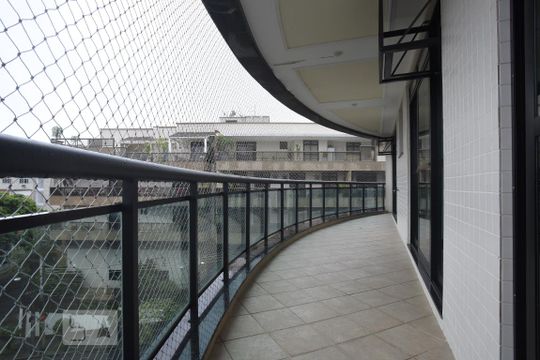 Varanda da Sala de apartamento para alugar com 4 quartos, 194m² em Jardim Guanabara, Rio de Janeiro